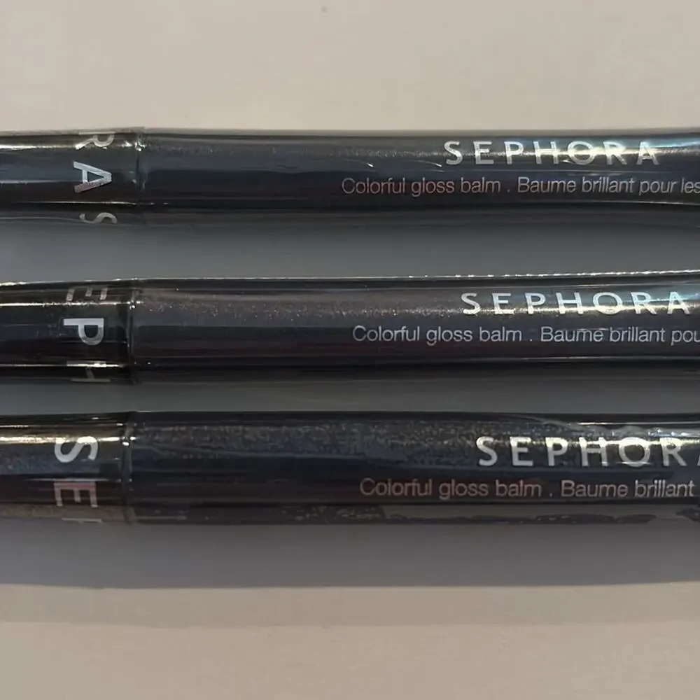 NWT 3 Sephora colorful gloss balm in silk pony and cry baby (2)